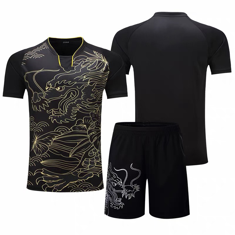 Table Tennis Zhang Jike - Camisetas de tênis de mesa Dragon