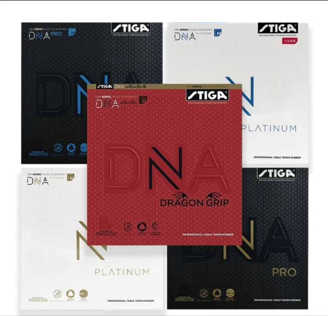 Table Tennis Zhang Jike - Stiga dna dragão vermelho tênis de