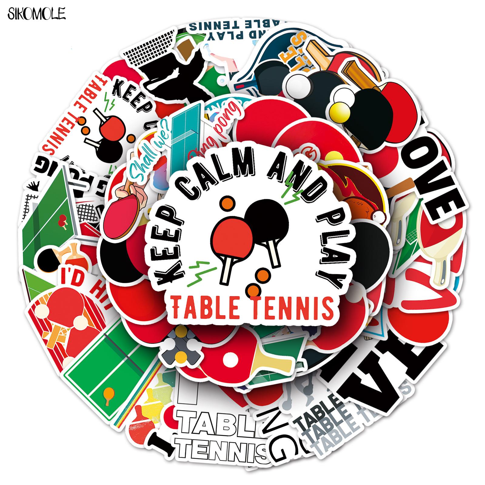 Table Tennis Olympics - 10/30/50 pçs ping-pong bola adesivos diy