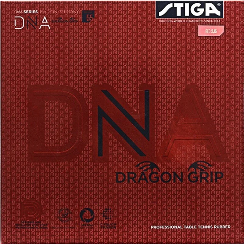 Table Tennis Zhang Jike - STIGA DNA DRAGON GRIP Borracha de