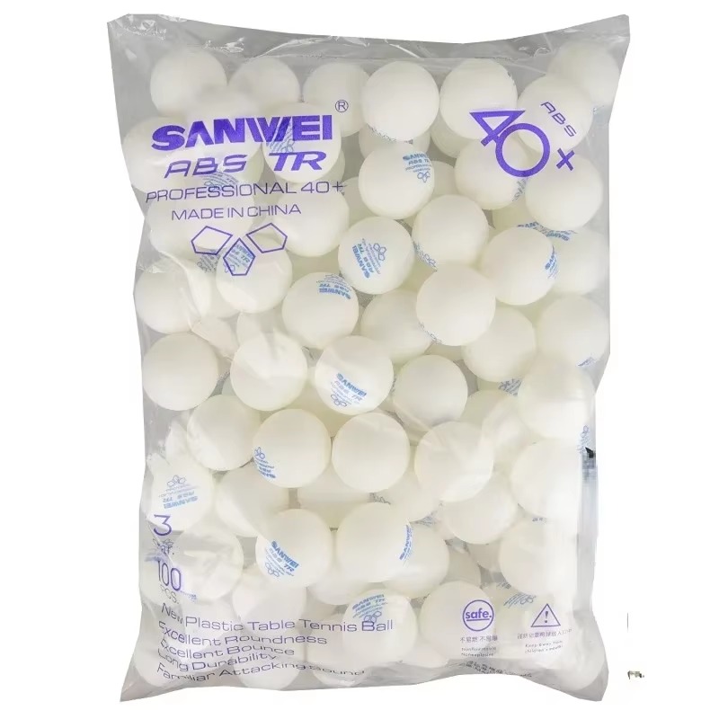 50 100 pçs sanwei novos materi - Table Tennis Olympics avaliação e preço