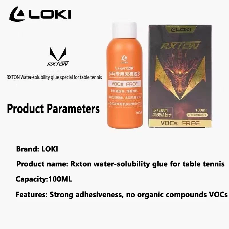 Cola à Base de Água LOKI 100ml - Table Tennis Loki avaliação e preço