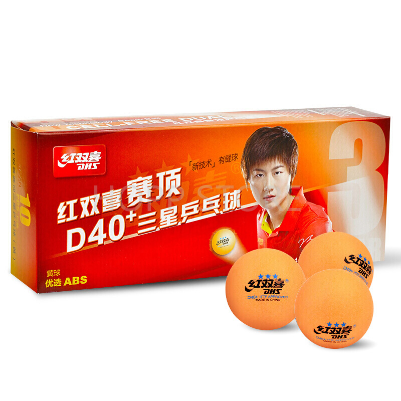 DHS 3-Star D40 + Bolas de têni - Table Tennis Olympics avaliação e preço