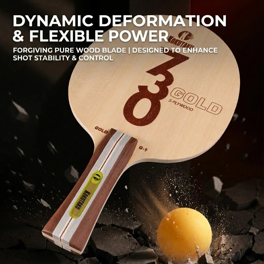 Lâmina de Tênis de Mesa Kokuta - Table Tennis Racket avaliação e preço