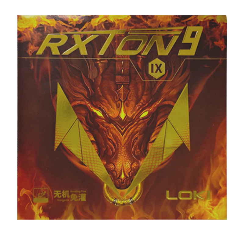 LOKI RXTON 9 Borracha de Tênis - Table Tennis Loki avaliação e preço