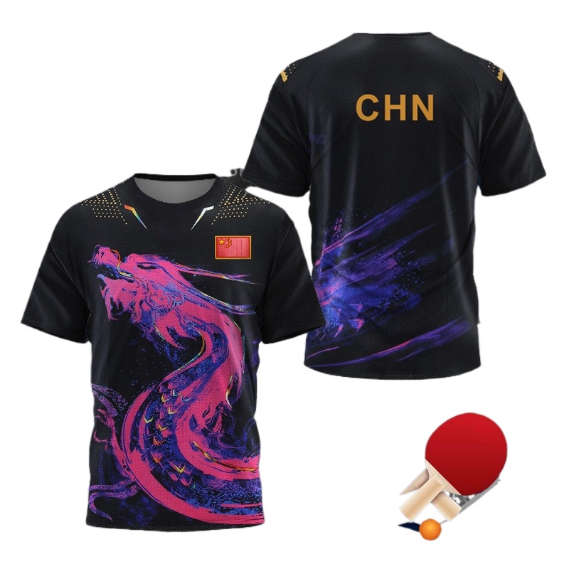 Camisa gráfica de tênis de mes - Table Tennis Zhang Jike avaliação e preço