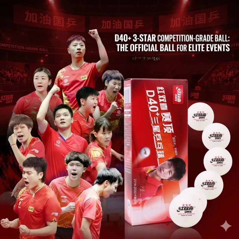 Bolas de Tênis de Mesa DHS D40 - Table Tennis Olympics avaliação e preço