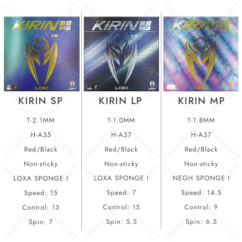 LOKI KIRIN Espinhas-Out Tênis  - Table Tennis Loki avaliação e preço